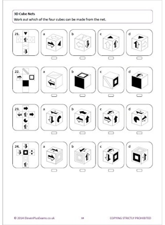 11+ Essentials - 3-D Non-verbal Reasoning Book 2 - Image 2