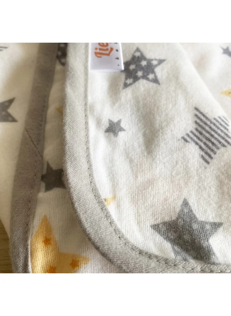 Lief Home Flannel Baby Blanket 100X115 | Double-sided