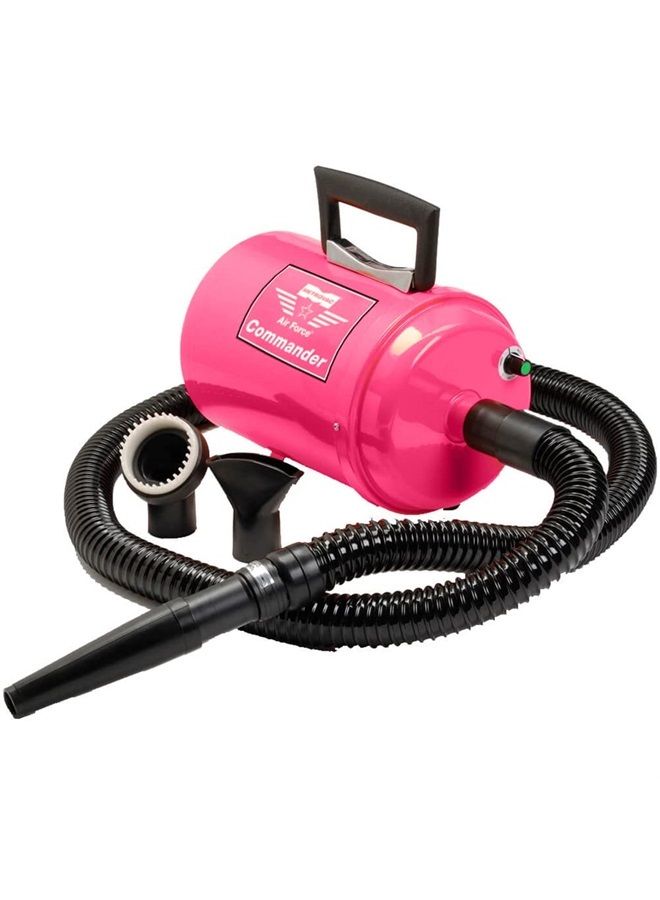 Metro Vac AFTD-1 Air Force Commander 2 Speed Pet Dryer - Pink