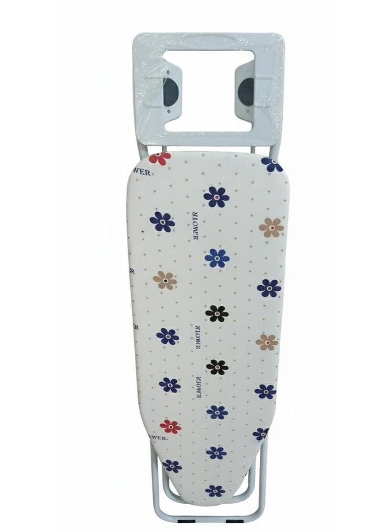 Spaceshoop ​Modern Foldable Ironing Board  110 33cm    Durable & Compact Ironing Table with Iron Rest   Stylish  Leaf Pattern Cover  Sturdy Clothes Pressing Board for Easy Storage - Image 4