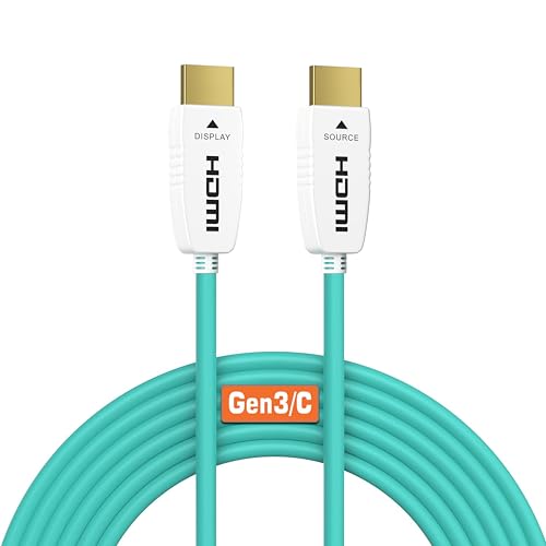 RUIPRO 8K Fiber Optic HDMI Cable 100 Feet 48Gbps 8K60Hz 4K120Hz Dynamic HDR HDCP2.2/2.3 for RTX4080/4090/3080/3090, Xbox S/X, PS5/4, AVR, Projector, LG/Samsung/Sony TV - Image 1