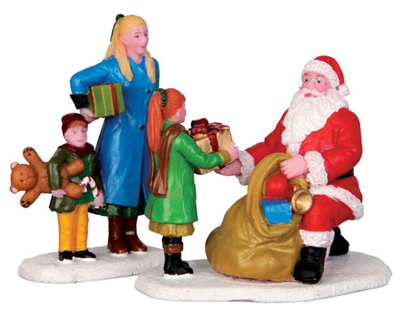 Lemax Village Collection Presents From Santa Set of 2  42245
