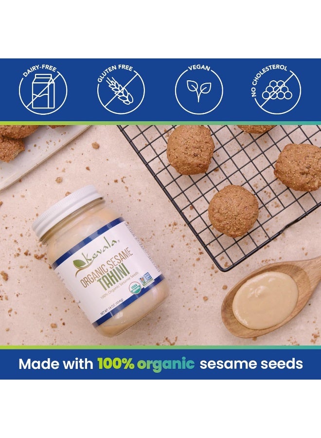 Kevala Organic Sesame Tahini, 16 Ounce - Image 5