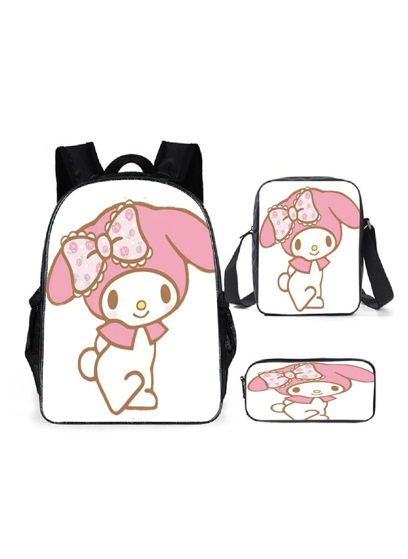 Generic - Cartoon anime backpack for primary and secondary school students, large capacity casual lightweight backpack, cartoon shoulder bag, pencil case, pencil case, and pencil case - Image 1