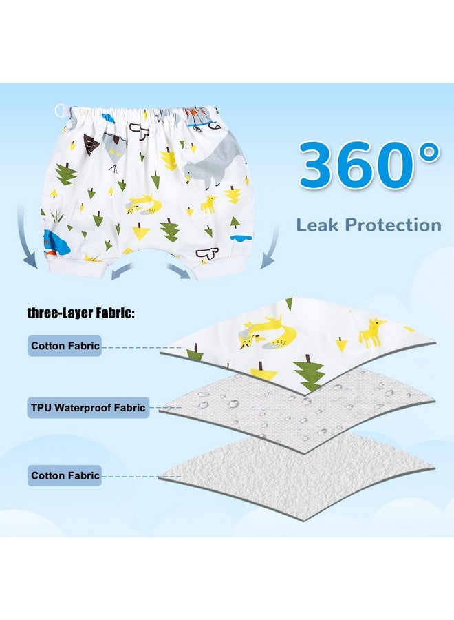 MooMoo Baby MooMoo Baby Bedwetting Shorts Diaper Pants for Summer - 2 Packs Absorbent Potty Training Pants for Boys and Girls  - Image 2