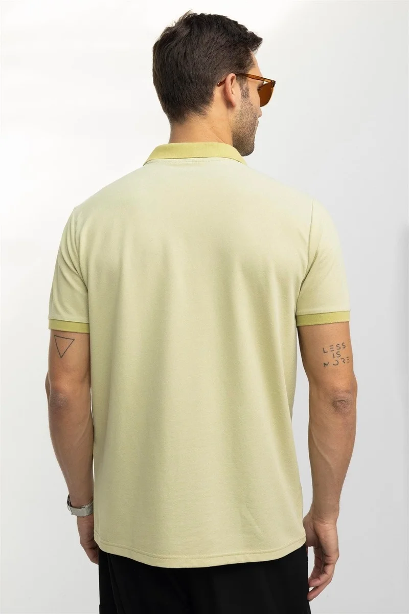 تودورس Men's Polo Neck Classic Fit Plain Cotton Pique T-Shirt