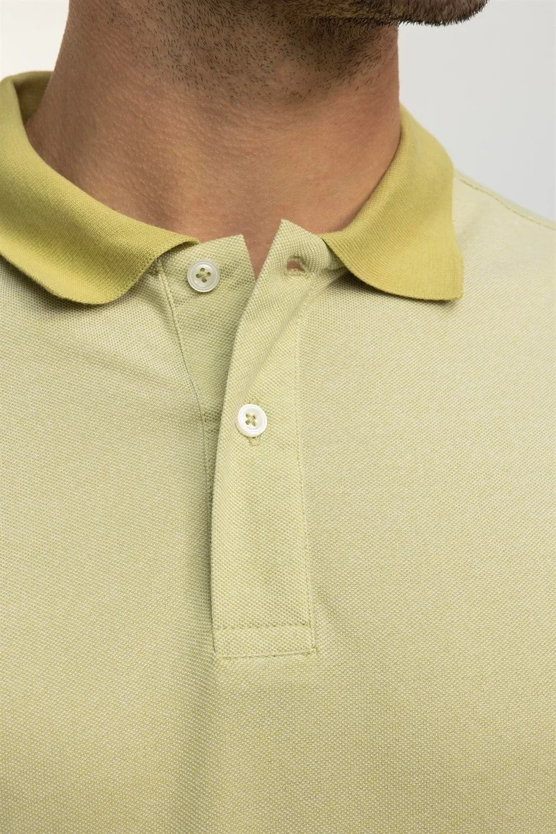 تودورس Men's Polo Neck Classic Fit Plain Cotton Pique T-Shirt