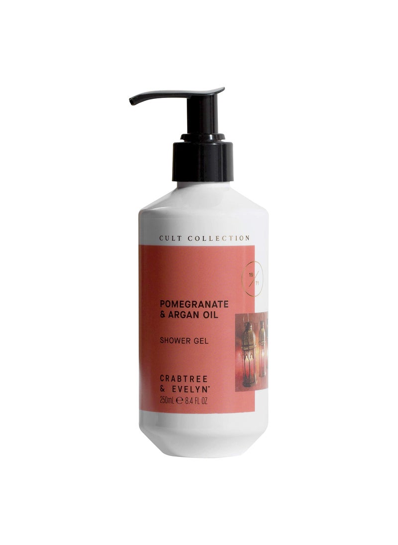 Crabtree & Evelyn CRABTREE & EVELYN Pomegranate & Argan Oil Shower Gel, 8.4 fl oz 