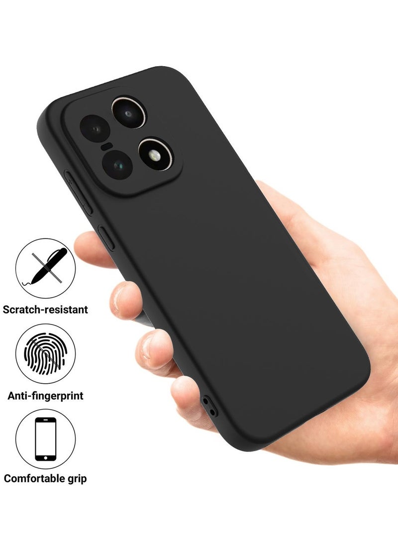 دبليو تيك غطاء سيليكون ناعم سائل لهاتف OnePlus 15 5G 2025 (MCRPSN) - أسود - Image 4