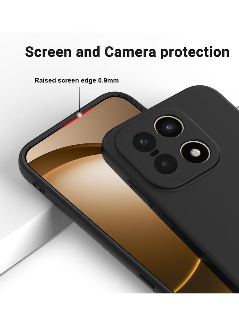 دبليو تيك غطاء سيليكون ناعم سائل لهاتف OnePlus 15 5G 2025 (MCRPSN) - أسود - Image 2