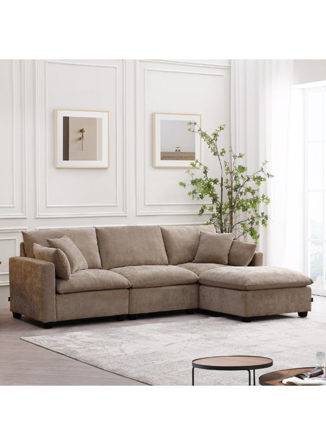 Baytonia Modular Cloudline Corner Sofa - Beige - Image 3