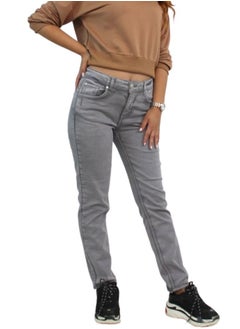 VENTIUP Regular Fit Middle Rise Jeans Grey  - Image 1
