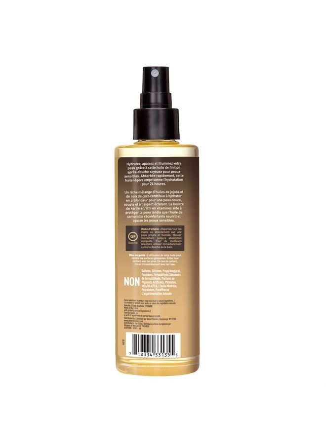 Desert Essence , Jojoba, Coconut & Chamomile Body Oil Spray, 8.28 fl. oz. - Gluten-Free, Vegan, Cruelty Free - 24hour Moisture, Soothes Skin, Perfect for Sensitive Skin, Illuminating Body Spray - Image 4