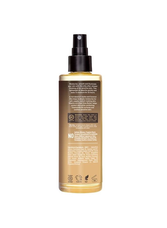 Desert Essence , Jojoba, Coconut & Chamomile Body Oil Spray, 8.28 fl. oz. - Gluten-Free, Vegan, Cruelty Free - 24hour Moisture, Soothes Skin, Perfect for Sensitive Skin, Illuminating Body Spray - Image 3