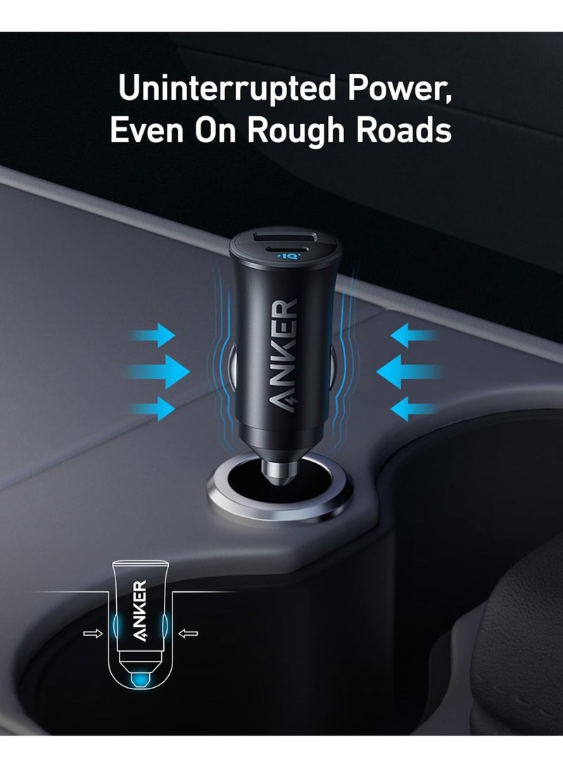 Anker USB-C Car Charger, 30W 2-Port Type-C Car Adapter, iPhone Car Charger with Power IQ 3.0, for iPhone 16/15/14/13/12 Series, Samsung Galaxy S25/S24/S23/S22/S21 Series, iPad Pro, AirPods, and More - Image 4
