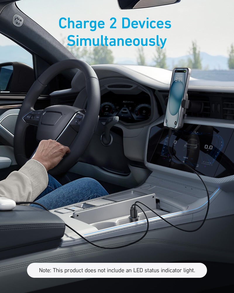 Anker USB-C Car Charger, 30W 2-Port Type-C Car Adapter, iPhone Car Charger with Power IQ 3.0, for iPhone 17/16/15/14/13 Series, Samsung Galaxy S25/S24/S23/S22/S21 Series, iPad Pro, AirPods, and More - Image 4