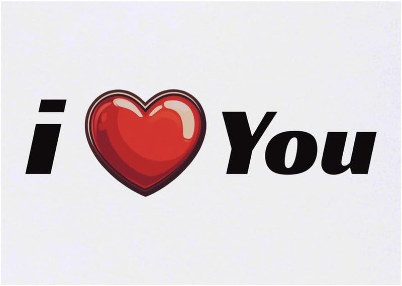 I Love You Temporary Tattoo Water Resistant SkinSafe NonToxic Transfer TO00082593