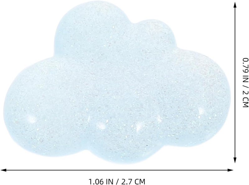 40pcs Cloud Cabochon Mini Resin Cabochons Flatback Lovely Clouds Cute Resin Charms for DIY Crafts Hairpins Scrapbooking Embellishments - Image 5