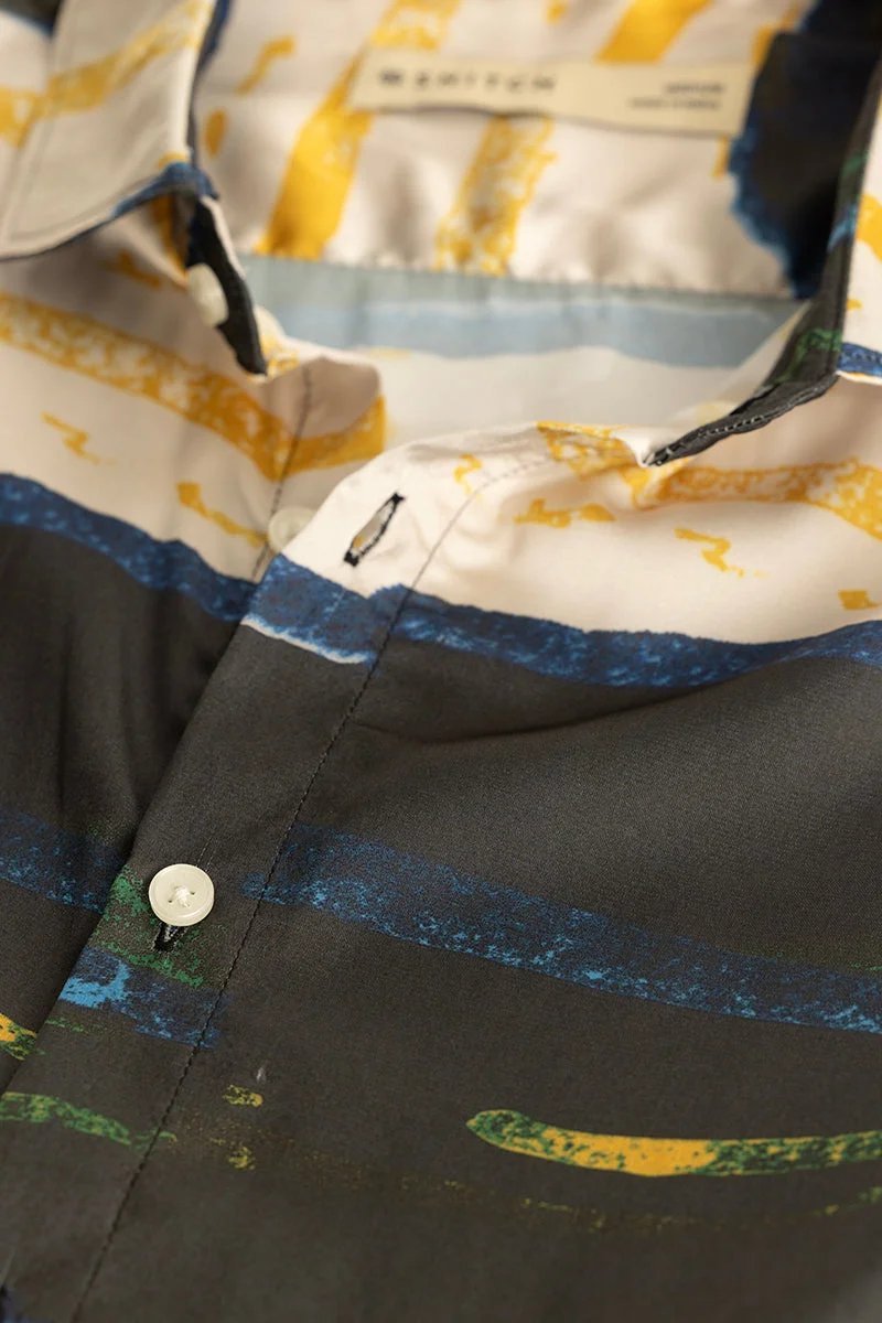 SNITCH Bram Black Stripes Shirt