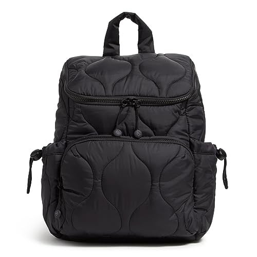 Vera Bradley Women's Featherweight Backpack Bookbag, Black, One Size - Image 1