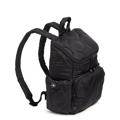 Vera Bradley Women's Featherweight Backpack Bookbag, Black, One Size - Image 2