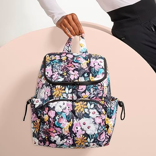 Vera Bradley Women's Featherweight Backpack Bookbag, Black, One Size - Image 5