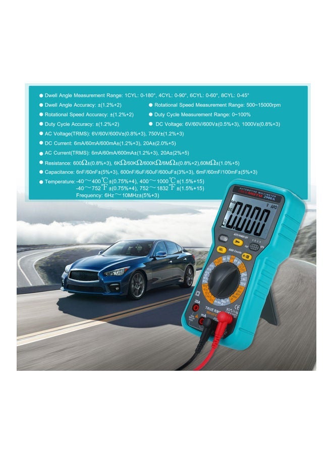 NIBEMINENT True RMS Automotive Multimeter Multicolour  - Image 5