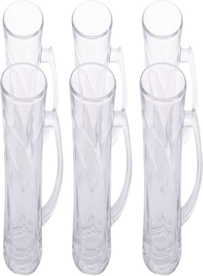 AKDC Celebrity Glass Tumbler 6Pcs Transparent - Image 5