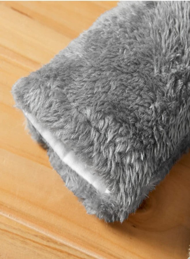 First Kick كيس نوم للأطفال حديثي الولادة قابل للارتداء من فيرست كيك، مزود بغطاء رأس وأزرار كبس للإغلاق، مناسب للأطفال من عمر 6 إلى 9 أشهر، لون رمادي. - Image 4