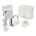 BLU MONACO  White Desk Organizer Set  5 Piece Metal Office Desk Organizer with Hanging File Holder Magazine Organizer Pen Cup Sticky Note Holder Mail Sorter  Desk Organizers and Accessories - Image 2