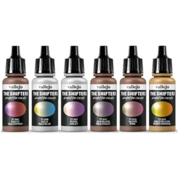 Vallejo AV ECCENTRIC COLORS - THE SHIFTERS - MAGIC DUST (6), 17 ML (PACK OF 6) - Image 2