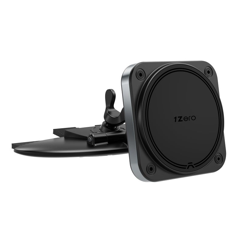 1Zero for Magsafe CD Phone Holder for Car [20 N55 Ultra Strong Magnets] Magnetic CD Player Phone Mount, Stable CD Slot Phone Mount for iPhone 17 16 15 14 13 12 Mini Pro Pro Max Plus & Magsafe Case - Image 1