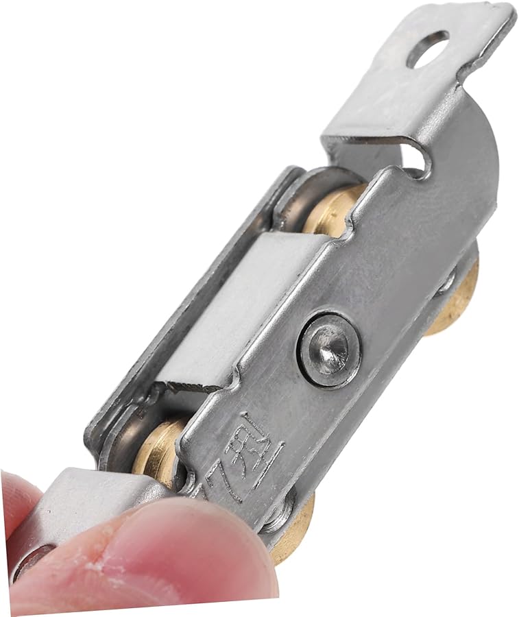 Artibetter 2 حزمة عجلات الباب المنزلق من الفولاذ المقاوم للصدأ للأبواب والنوافذ الزجاجية - Image 4