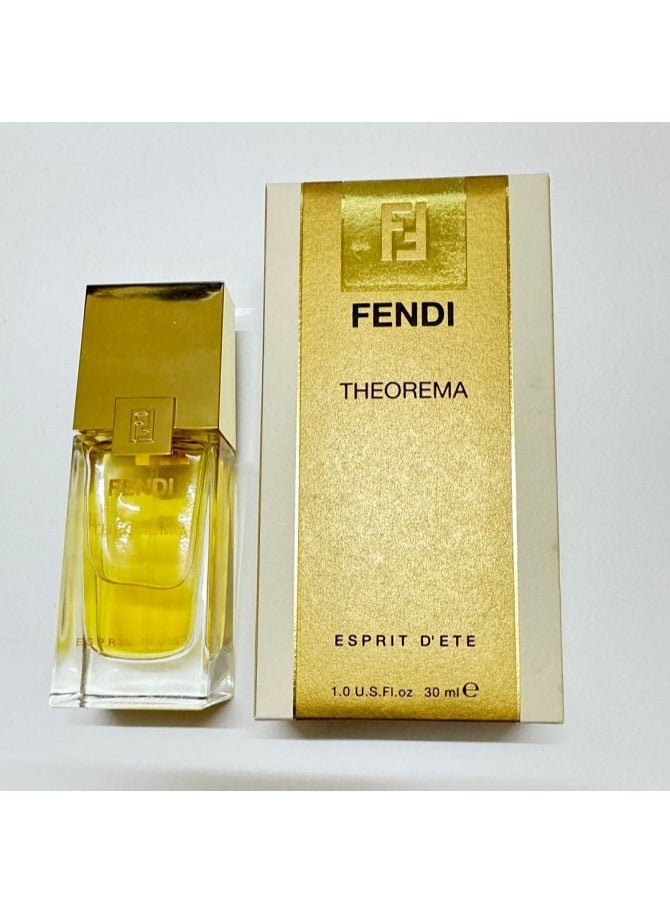 فيندي ثيوريما إسبريت دي إيت أو دو بارفان ٣٠ مل سبراي أصلي من مجموعة نادرة - Image 1