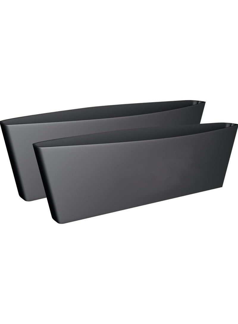 Generic Catch Caddy Seat Pocket Organizer – Set of 2, Black, Anti-Slip, Universal Fit, Car Storage Solution  - Image 5