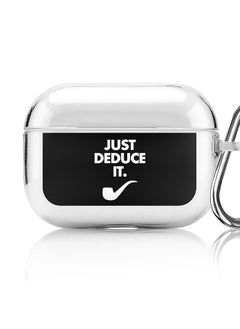Stylizedd Classic Clear printed Case for Apple AirPods Pro 2nd Generation Thin Transparent Cover [Designed for Apple AirPods Pro 2nd Generation] - Just deduce it  - Image 1