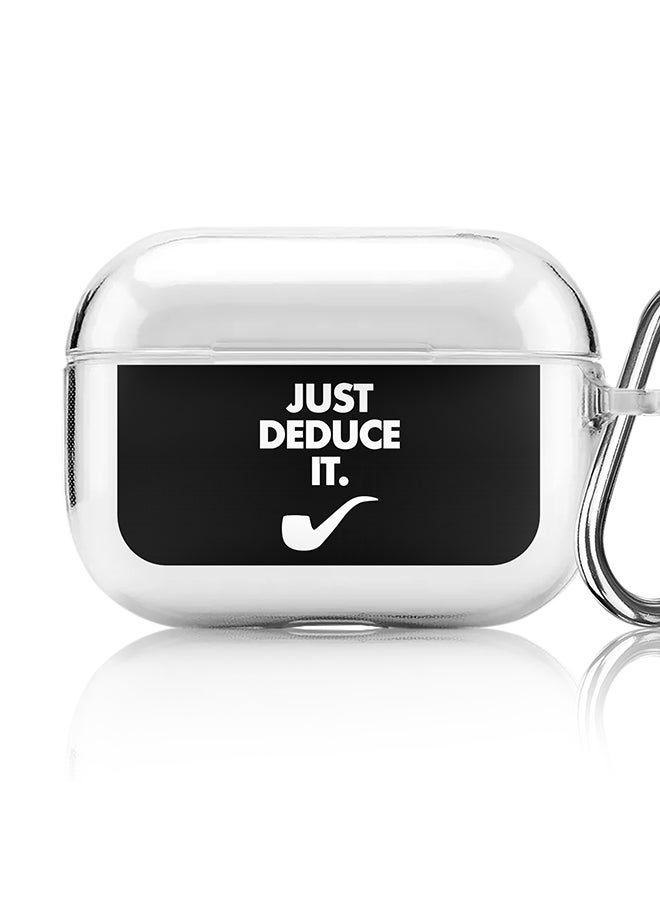 Stylizedd - Classic Clear printed Case for Apple AirPods Pro 2nd Generation Thin Transparent Cover [Designed for Apple AirPods Pro 2nd Generation] - Just deduce it - Image 1