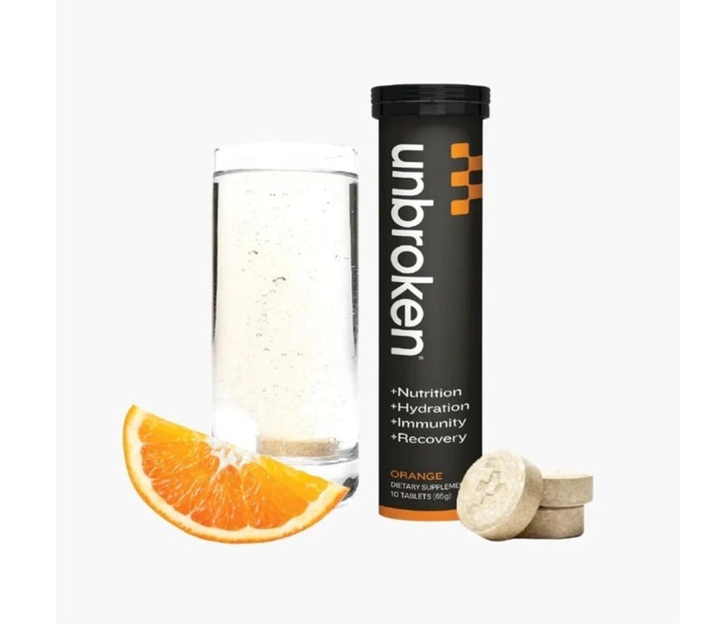 Unbroken® Real Time Recovery Effervescent Amino Acid Tablets, Orange, 10 Servings - Image 2