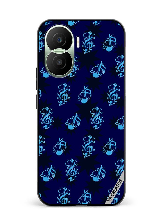 VR CREATIVE Protective Case Cover For Honor Play7T Pro Music Pattern Design Multicolour - Image 1