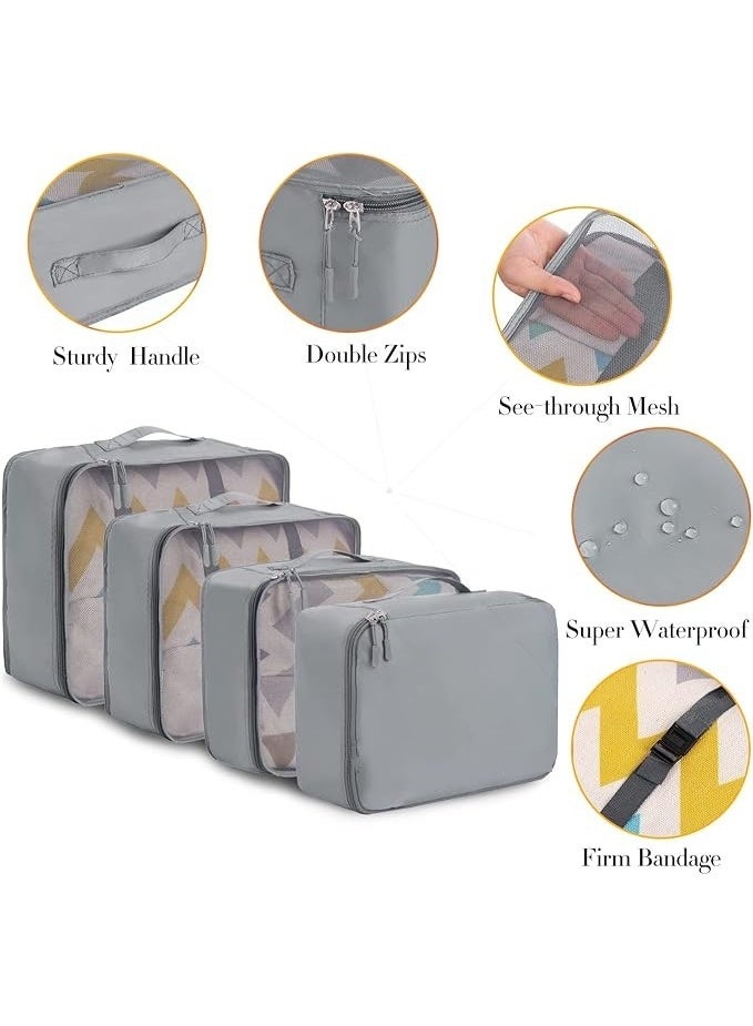 Soofam Packing Cubes, Luggage Packing, Travel Accessory Organizers, 8 Pack - Image 4