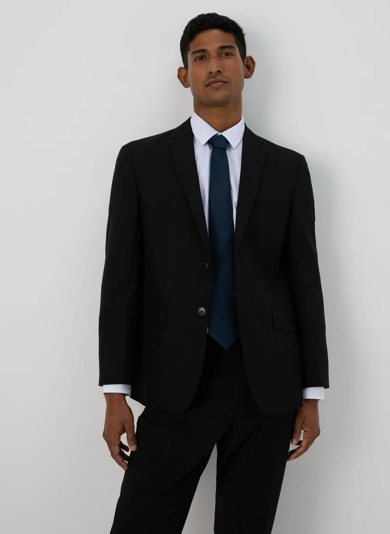Matalan Taylor & Wright Panama Black Tailored Fit Suit Jacket