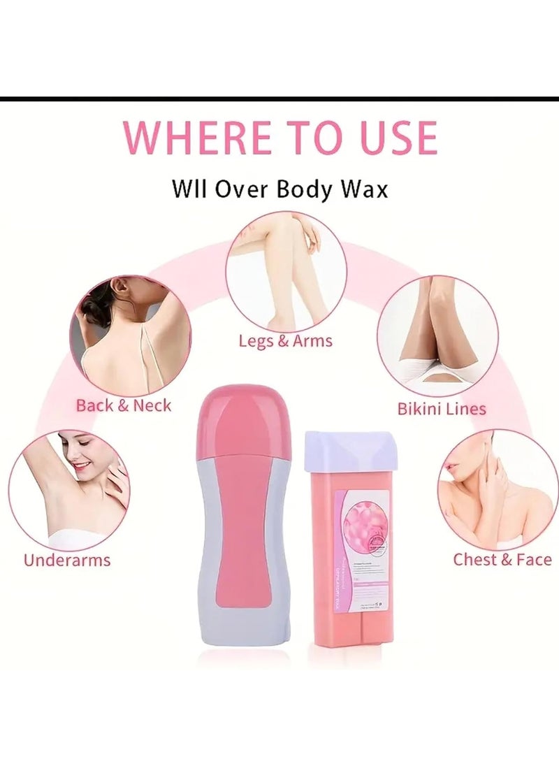 2-In-1 Professional Roller Depilatory Wax Set Pink/White - pzsku/Z4307EF1BE2B5EA1CC589Z/45/_/1725540570/924860b8-bde7-499c-a5b7-3957c62e9e75