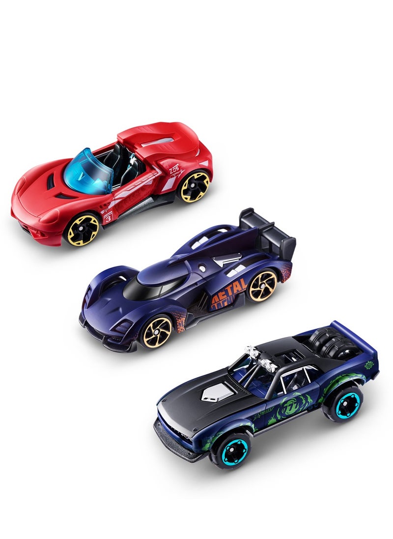 METAL MACHINES COLOR CHANGE Mini Racing Car Toy 1/64 - Pack of 3 - S4(Color/Style May Vary)