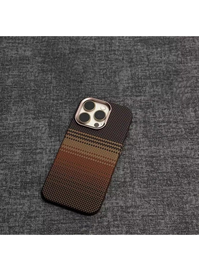 Suitable For Apple Phone Case Luminous Magnetic Kevlar Carbon Fiber Texture Protective Case Multiple Models Available