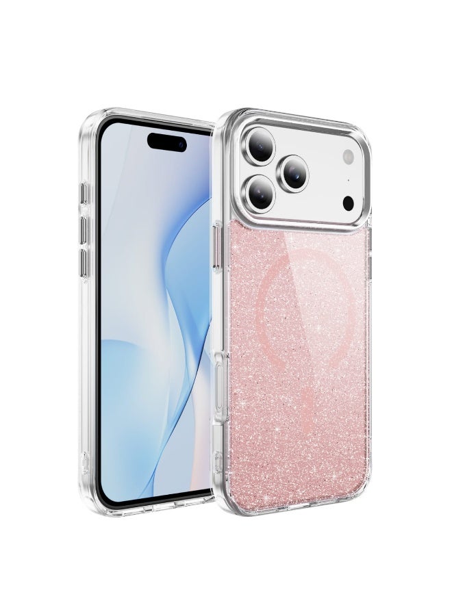 Crystal Magnetic Ring Case Compatible with iPhone 16 Pro Max - Image 1