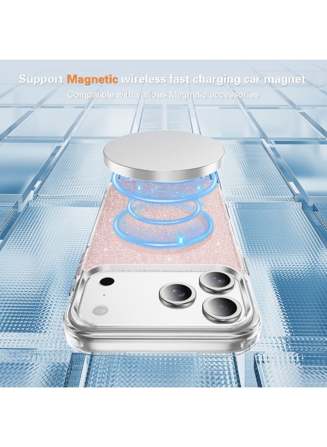 Crystal Magnetic Ring Case Compatible with iPhone 16 Pro Max - Image 4