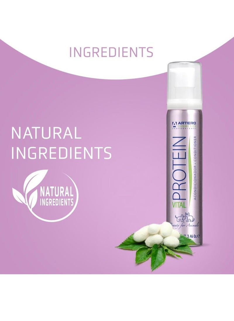 ARTERO Protein Vital 100Ml Softens the hair during the dog bath  - Image 3