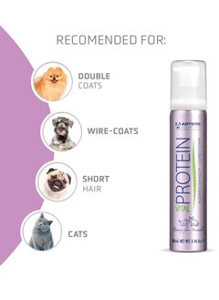 ARTERO Protein Vital 100Ml Softens the hair during the dog bath  - Image 5