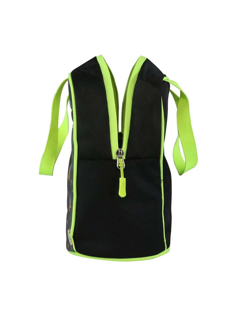 SMILY KIDDOS Smily Kiddos Joy Lunch Bag- Alien Blac Theme - Multicolor| one Main Compartment | Best Birthday Return Gifts for Boys & Girls  - Image 5