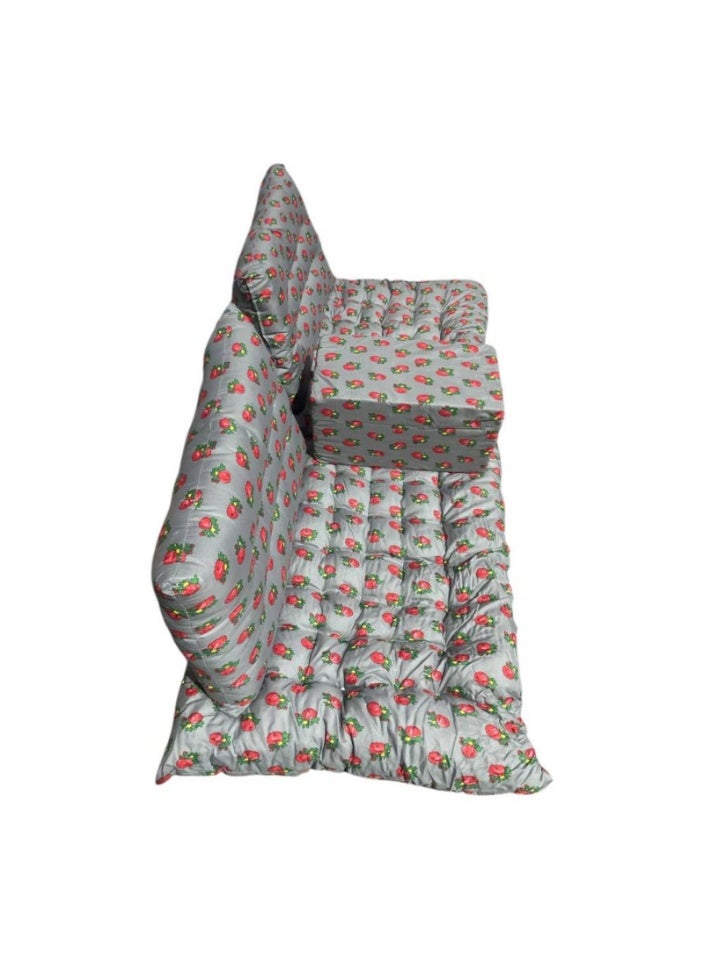 SMART HOME 4 in 1 Luxury Floor Seating Set - Heritage Arabic Majlis, Floor Sofa Set, Furniture for Majlis and Lounges - Image 3